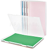 Transparent Plastic Packaging Boxes with Hinged Lid LS-AJEW-WH20060-89-1