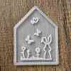 Easter Theme House with Butterfly & Rabbit Pattern DIY Silicone Table Lamp Molds SIMO-G008-01B-3