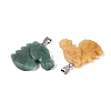 Natural & Synthetic Mixed Stone Carved Pendants G-Q608-14-2