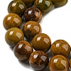 Natural Ocean Jasper Beads Strands G-P503-8MM-07-4