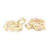 Real 18K Gold Plated Brass  Pendants KK-J042-43G-U-2