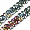Electroplate Glass Beads Strand EGLA-S188-27-C02-1