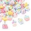 Printed Opaque Resin Pendants RE-CBA40A4-01-1
