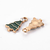 Eco-Friendly Alloy Enamel Pendants ENAM-T011-70-NR-3
