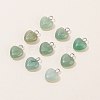 24Pcs Natural Green Aventurine Charms G-BC0001-21B-4