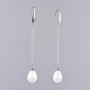 Shell Pearl Dangle Earring & Pendant Necklace Jewelry Sets SJEW-JS01038-7