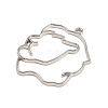 Zinc Alloy Open Back Bezel Pendants PALLOY-D580-05P-I-2