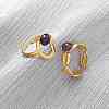 304 Stainless Steel Adjustable Open Cuff Rings RJEW-A071-02B-G-3