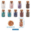 Glass Wishing Bottle Decorations STAS-CW0001-01-32