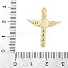 Easter Theme Brass Micro Pave Cubic Zirconia Pendants KK-Z123-04G-3
