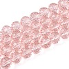 Transparent Glass Bead Strands GLAA-R095-12mm-26-1