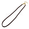 Nylon Milan Cord Necklace Making X-MAK-M028-01G-20-1
