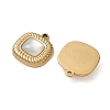 Natural Freshwater Shell Pendants SA-CBA11D7-28A-G-2