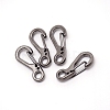 Alloy Keychain Clasp Findings KEYC-WH0017-06B-2