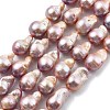 Natural Nucleated Pearl Beads Strands PEAR-B004-15E-01D-2