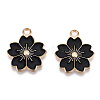 Alloy Enamel Pendants X-ENAM-S121-115D-3