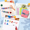 EVA Plastic Self-Adhesive Stickers DIY-SP0004-40-5