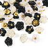 40Pcs 2 Styles 1-Hole ABS Plastic Buttons BUTT-TA0001-32-2