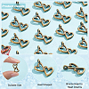 100Pcs Tibetan Style Alloy Pendants TIBEP-PH0001-68-4