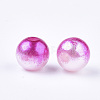 Acrylic Imitation Pearl Beads MACR-N001-01E-2