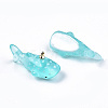 Transparent Epoxy Resin Pendants KY-CA0001-29-3
