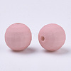 Rubberized Style Acrylic Beads X-SACR-R245-10-2