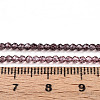 Transparent Gradient Color Glass Beads Strands GLAA-H021-01A-22-5