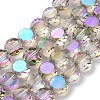 Electroplate Glass Beads Strands EGLA-C010-01A-HR02-1