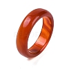 Dyed & Heated Natural Agate Finger Rings for Women RJEW-Z075-02D-2