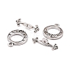 Tibetan Style Alloy Toggle Clasps LF1081Y-NF-2