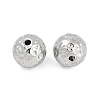 Anti-Tarnish Textured 316 Surgical Stainless Steel Beads STAS-M106-01F-P-3