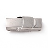 Tarnish Resistant 201 Stainless Steel Watch Band Clasps STAS-P221-22A-P-1