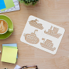 PET Hollow out Drawing Painting Stencils Sets for Kids Teen Boys Girls DIY-WH0172-442-3