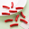 Opaque Acrylic Beads MACR-S372-002B-S010-6