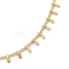 Brass Curb Chain Necklaces NJEW-JN03070-02-2