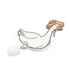 Printed Acrylic Big Pendants OACR-G059-01A-3