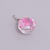 Transparent Glass Pendants GLAA-TAC0003-06A-2