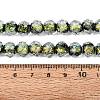 Handmade Foil Glass Lampwork Beads Strands DICH-T023-02C-4
