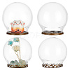   8 Sets 2 Style Glass Dome Cover DJEW-PH0001-28-7