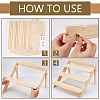 Wood Display Risers ODIS-WH0038-146E-4