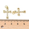 Brass Micro Pave Cubic Zirconia Pendants KK-Q068-49D-G-3
