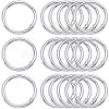 Zinc Alloy Spring Gate Rings FIND-SP0001-08D-1