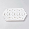 Hexagon Design DIY Silicone Molds AJEW-WH0057-06-1