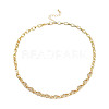 Heart Cubic Zirconia Bracelets & Necklaces Jewelry Sets SJEW-M098-01G-2