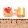 Opaque Resin Cabochons RESI-F072-08-3