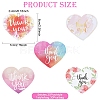 Coated Paper Thank You Greeting Card DIY-FS0007-76C-3