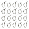 Unicraftale 40 Pairs 304 Stainless Steel Hypoallergenic Hoop Earrings EJEW-UN0002-35-1