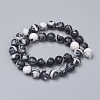 Natural Gemstone Imitation Zebra Jasper Beads Strands G-G829-07-10mm-2