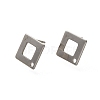 Anti-Tarnish 304 Stainless Steel Stud Earring Findings STAS-F311-17P-2
