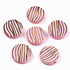 Painted Natural Wood Beads WOOD-T021-50A-05-1